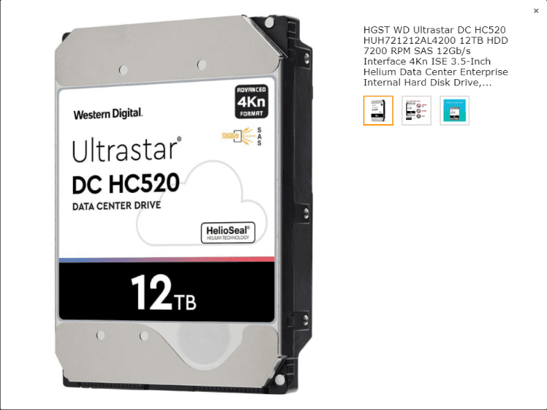 Western Digital Ultrastar. Western Digital Ultrastar.