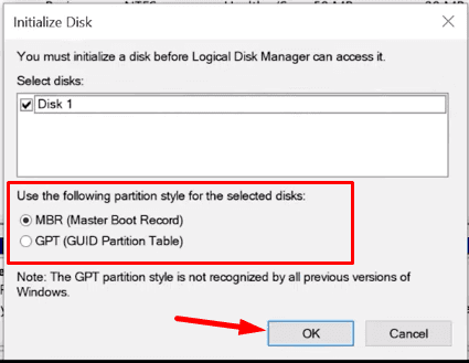 Gestion des disques Gestion des disques