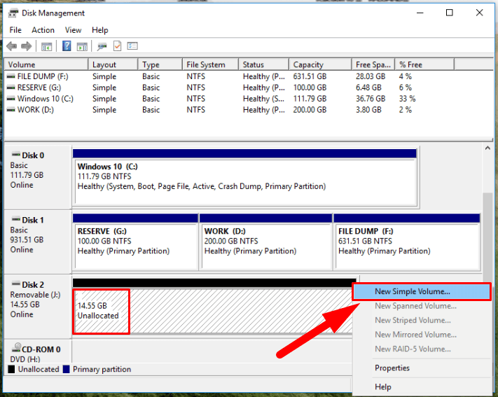 Disk Management Disk Management