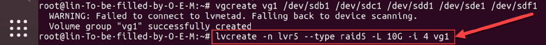 An example of the command. An example of the command.
