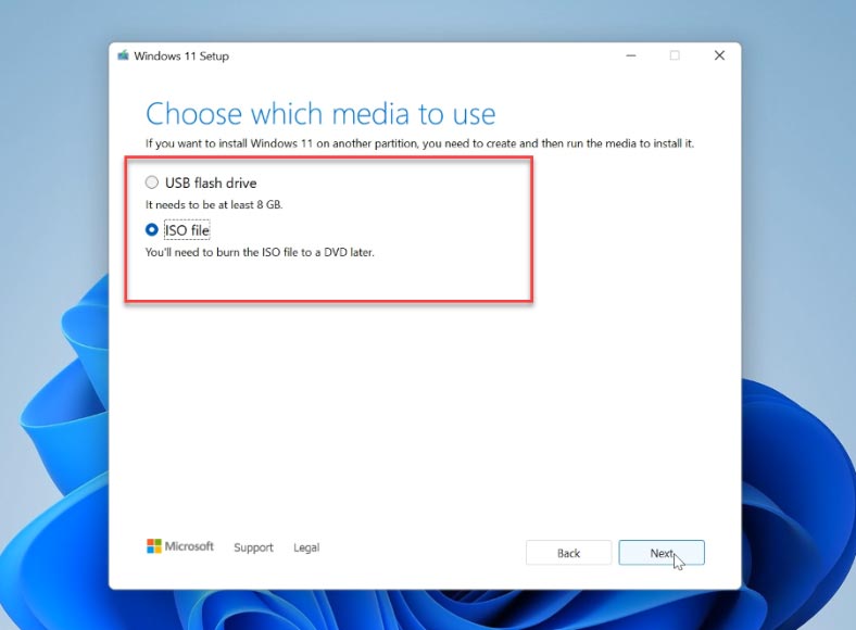 Tworzenie obrazu ISO systemu Windows 11 za pomocą narzędzia Media Creation Tool Tworzenie obrazu ISO systemu Windows 11 za pomocą narzędzia Media Creation Tool