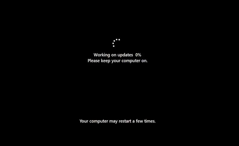  die Arbeit mit Updates