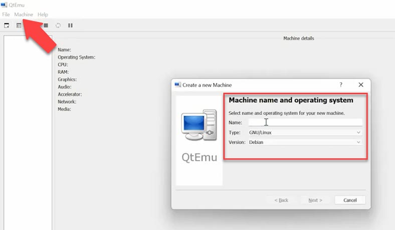 Créer une nouvelle machine virtuelle Créer une nouvelle machine virtuelle