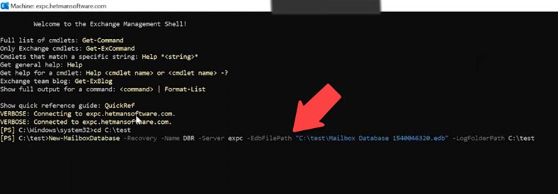 Exchange Management Shell (EMS) - New-MailboxDatabase Exchange Management Shell (EMS) - New-MailboxDatabase