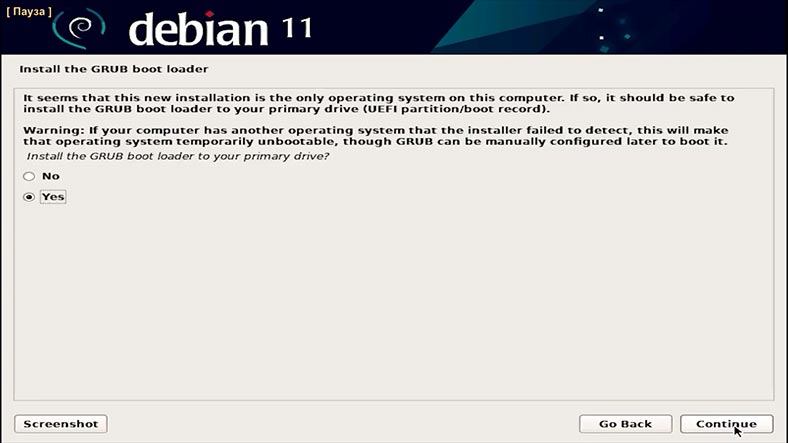GRUB installieren GRUB installieren
