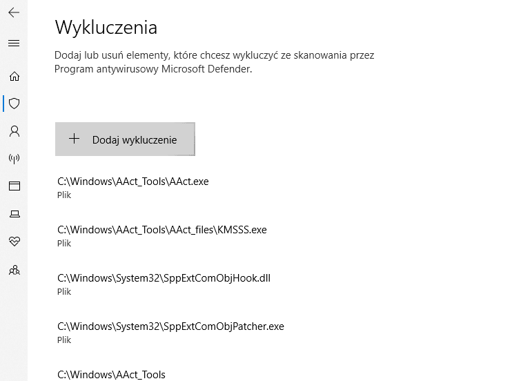 Windows Security Center Defender: Add exception Windows Security Center Defender: Add exception