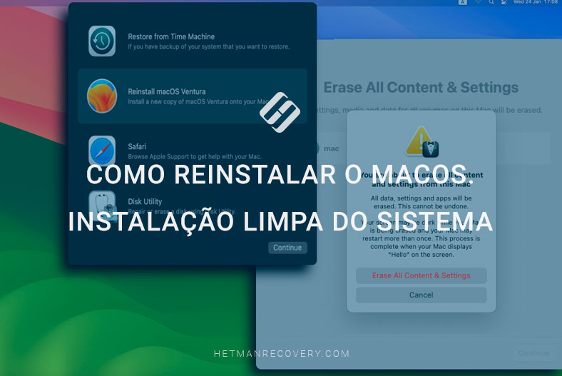 Instalação Limpa do macOS: Como reinstalar o sistema