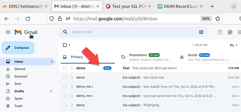 Сервіс перевірки DKIM Сервіс перевірки DKIM