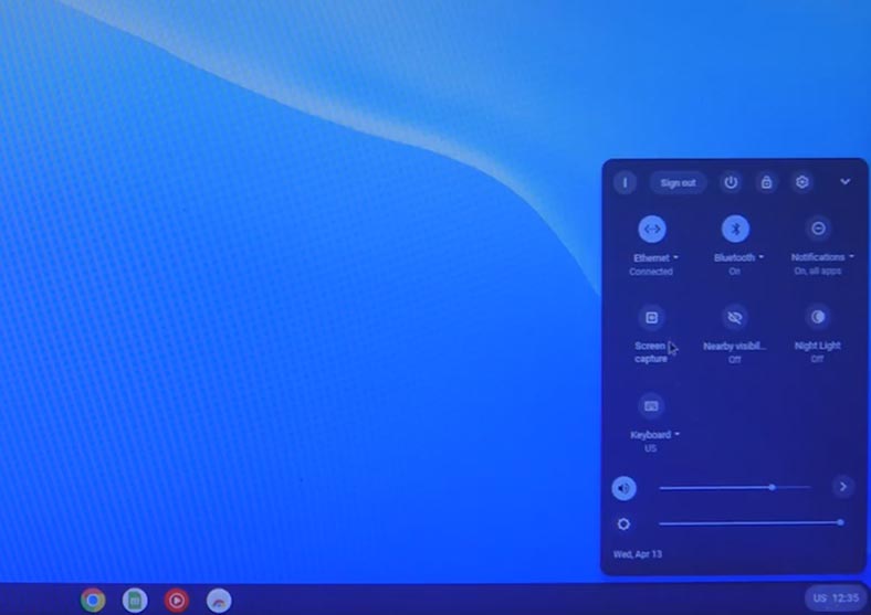 Рабочий стол ChromeOS Flex Рабочий стол ChromeOS Flex